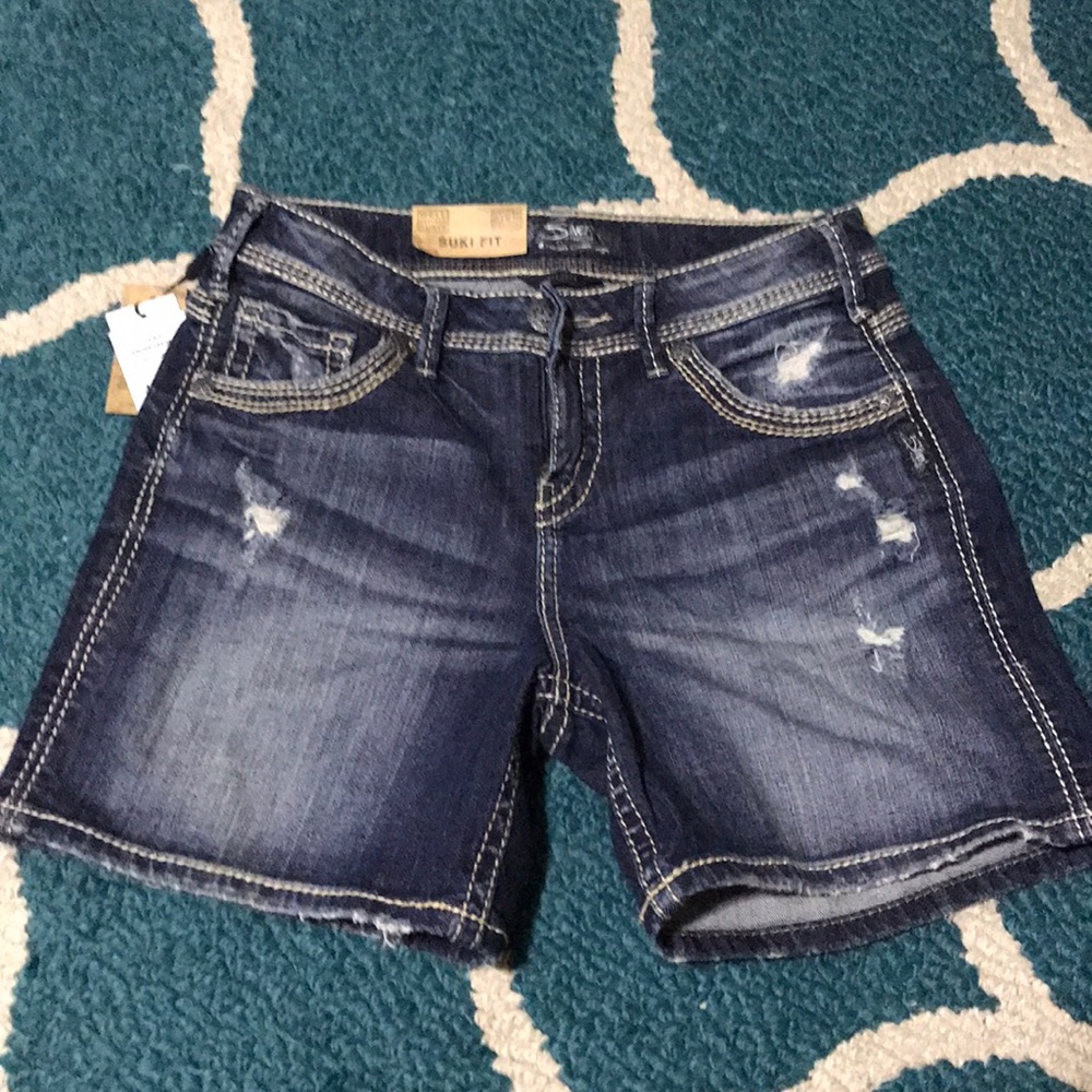 New Silver high rise shorts!
